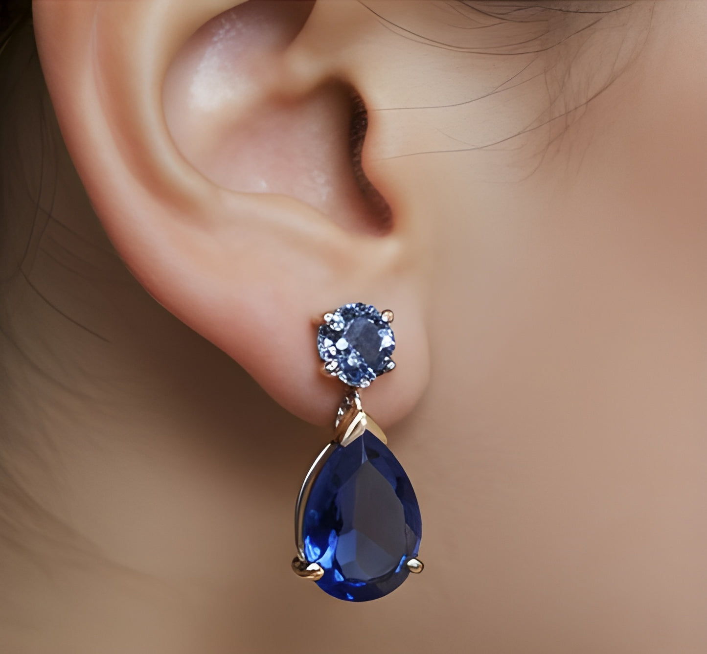 Blue Collection. Royal Teardrop Earrings