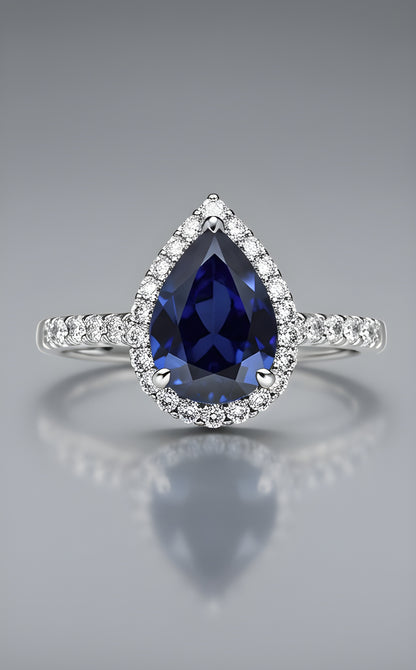 Blue Collection. Royal Teardrop Ring