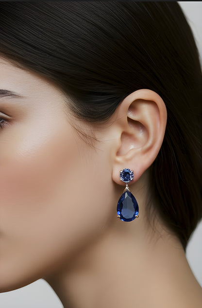 Blue Collection. Royal Teardrop Earrings